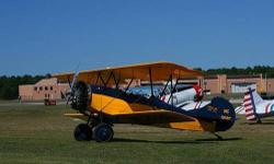 1927 BEAUTIFUL TRAVEL AIR 4000 with low time and logs and history going all the way back to the factory. She has a 300 HP Lycoming engine low times. Very Nice Biplane. The Lycoming is much better then the 225 Pratt & Whitney because no roller bearing