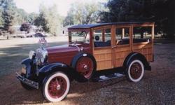 1930 Ford Model A Woody Wagon (NY) - $35,000
Exterior: Maroon/wood
Interior: Black vinyl/wood
Transmission: Automatic
Engine: V-4
Mileage: 261
4 door. Complete frame off restoration. New battery, tires, wiring and coils. Step plates. New LeBaron Bonney