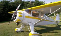 1938 Monocoupe mod.90-A NC-19423 For sale Complete rebuild of airframe and eng. ( 90 H.P. lambert ) electric start, hydraulic disc brakes to name a few of the improvements. Call for complete details
#2180261