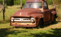 FORD F-100 TRUCK, PLEASE READ: VINTAGE / NOT A ROT ROD, SMALL REAR WINDOW! MODEL, V8 FLAT., TRUCK IS ONE OWNER 50TH ANIVERSARY EDITION! - GRAND-FATHERS ARKANSAS TRUCK, IT HAS SET OUTSIDE SINCE HE PARKED IT, LICENSED & DRIVEN UP TO EARLY 1970 'S ('71-'73)