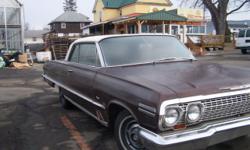 1963 Chevy impala, auto, runs and drives. call 607-215-3173 for more details.
