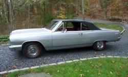 1964 CHEVELLE MALIBU TRUE SS CONVERTIBLE for sale (NY) - $34,900
THAT HAS BEEN RECENTLY GROUND UP RESTORED BACK TO ORIGINAL CONDITION AND MODIFIED WITH A REBUILT 454 CU/IN MOTOR. IT HAS THE ORIGINAL REBUILT POWER GLIDE TRANSMISSION & REAR END ASSY WITH