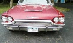 BEAUTIFUL CONDITION 1965 FORD THUNDERBIRD. $9,500 B.O
A-1 CONDITION INSIDE AND OUT
68,729 ORIGINAL MILEAGE
CURRENTLY REGISTERED;
390 8 CYLINDER ENGINE. RUNS LIKE A CHAMP.
A REAL MUST SEE.
HAS:
2 SETS OF ORIGINAL KEYS
AM RADIO AND IT WORKS
ABILITY TO