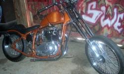 1966 BSA custom chopper, rebuilt motor bike speaks for itself. Selling as is, runs and sounds great, no papers on the motor. Sell or trade for equal value, send pictures if interested in trading.