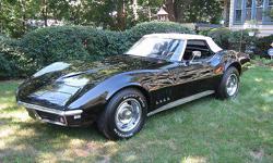 Condition: Used
Exterior color: Black
Interior color: Black
Fule type: Gasoline
Engine: 8
Drivetrain: 4 SPEED
Vehicle title: Clear
Body type: Convertible
Standard equipment: Convertible
DESCRIPTION:
UP FOR AUCTION IS A NICE 1968 CORVETTE 327 300HP 4 SPEED
