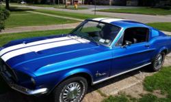 We have a 1968 mustang fastback c code California built car this is a conversion car was a coupe originally but was professional converted car has all glass back interior is all there except for the trap door and a 3 trim strip pieces has new dual exhaust