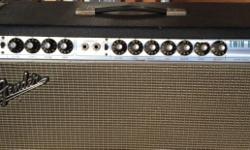 Original all tube 1968 Fender Silver Face Twin Reverb Amp
The real deal that guitar players hunt for!
Includes new Fender cover
Offers considered
Serious inquiries only please