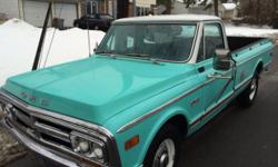 WHAT A FIND , OREGON BARN FIND " ALL ORIGINAL " HEAVY DUTY GMC " CUSTOM CAMPER " PICK UP TRUCK WITH ONLY 28000 ORIGINAL MILES. ONLY USED FOR CAMPING !
EVERYTHING IS ORIGINAL FROM THE SHINY TWO TONE PAINT TO THE CARPET AND INTERIOR.
HAS THE ORIGINAL 396