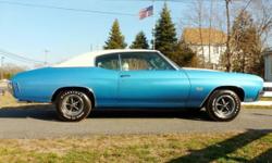 Beautiful Razor Straight 1970 Chevrolet Chevelle SS 454 LS6 in Pristine Condition with the Original Numbers Matching ?BORN WITH? 454/450hp TH400 Automatic Trans and 4.10 Posi Rear Drivetrain and Major Components down to the Smog Pump. The car had a
