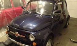 1970 Fiat 500L in Excellent Condition Blue Exterior Black Interior 4 Cylinder Engine Only 77,000 Miles With better 126 strong motor rebuilt New bumpers new lights new door gaskets new window gaskets new shift New transmission mounts new linkage Everything