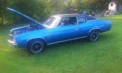1971 Chevy Chevelle SS LS6 for sale (NY) - $25,000
1971 Chevelle SS LS6,
454 engine, super C10,
4 speed,12 bolt rear end.
currently licensed and on the road
Texting is ok.
Call after 4pm on weekdays. (EST)
Hugh @ 607-327-1817 OR (home) 607-359-2301