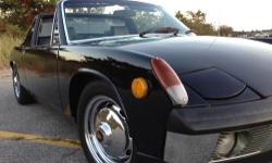 A Fabulous 1971 Porsche Targa 914 2.2
The Vin # 4712905309
This car could be driven to its new home.
California car (I still have the plates from the previous owner)
The car is a 1971 and it's in really nice condition.
Repainted black in 2002
Exterior