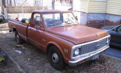 1972 Chevy Cheyenne front end for sale. Everything is there, condenser, radiator, hoses, wiring, bumper, etc. I also have the panel over the wiper arms just in case your truck got smacked There is some rust on the inner fenders and a few cracks on the