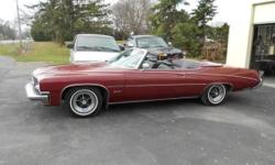 1973 Buick Century Convertible for sale (NY) - $10,900
ONE OWNER VEHICLE.
Has original title in hand.
all numbers matching!
This is a must see vehicle.
Comes with the original parade boot cover for convertible top.
85.5k miles.
Vehicle runs & drives