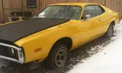 I have a 1974 Dodge Charger that has a 1968-69 383 big block motor Manuel shift the body is beautiful on it frame and floor boards are in great condition it needs a clutch and a gas tank but I can get it running so you can hear it
I recently lost my job