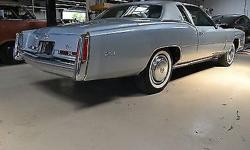 Condition: Used
Exterior color: Silver
Interior color: Blue
Transmission: Automatic
Engine: 8
Drivetrain: FWD
Vehicle title: Clear
Body type: Coupe
DESCRIPTION:
1975 Cadillac Eldorado Hardtop1-Owner 5,551 MilesSilver/BlueASC Astro-Moonroof This car is