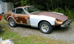 1975 DATSUN 280Z...1ST YEAR FUEL INJECTION....83K MILES...PARKED IN 1982...ONE OWNER, VERY ORIGINAL + COMPLETE...MAY NEED FLOORPANS....RARE AND APPRECIATING IN VALUE ! LOCATED NEAR MASSENA, 1.5 HRS NORTH OF W'TOWN...$850.00 OBO.....(315) 600-7083