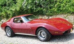Up for sale is a 1977 Chevrolet Corvette. Automatic transmission. Numbers matching L-48 350 cubic inch V8. 118k miles. Removable T-tops. Paint and interior good. Leather seats. Original polished aluminum rims. Gauges all functional except for clock. A/C