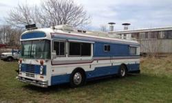 FOR SALE: this is a factory built RV from bluebird not a homemade bus conversion. 32ft with a 3208 CAT Turbo Diesel engine. Automatic transmission. 98k miles. Gas generator. Dual roof air conditioners.
All cabinets have been changed to new high quality