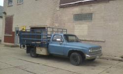 For Sale or Trade for smaller truck 1982 Chevy truck. 1 ton stake body, still runs. Hydrolic lift gate 120 thousand miles. 305 CID automatic. Runs great. Oil changed every 3000 miles with lucas. Ideal work truck asking 1800, or willing to trade for a