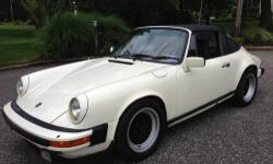 SELLING A MOSTLY ALL ORIGINAL 1982 PORSCHE 911 SC TARGA.
IT HAS MOST OF ITS ORIGINAL PAINT AND RUNS PERFECT !
DID HAVE SOME CHIPS AND BUMPER ENDS TOUCHED UP.
DRIVES REAL STRONG AND SHIFTS SMOOTHLY LIKE IT SHOULD. NO OIL LEAKS OR SMOKE !
EVERYTHING WORKS