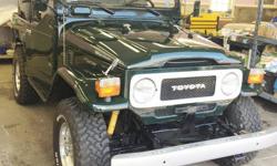 This vintage Toyota truck is a complete head turner and it runs just as god as it looks. It is complete with its hard top, bikini top and soft top - all are original and in excellent shape. The hard top has just been professionally painted as well as many