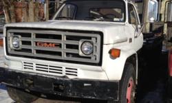 For Sale a 1986 GMC C70 Rollback work horse. Great condition for the year. Big block chevy gas motor. Five speed transmission. Buy this an you won't have to turn down tow jobs because your present truck can't handle it. Asking price $6.000 or best offer,
