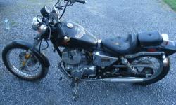 Black Honda Rebel. Low miles .Needs a little TLC. Have NY title.
Bike is complete. Bought it and never did anything with it ?
No low bids.Thanks ! I bought it and guy said it was a carb issue.
