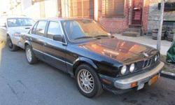 Condition: Used
Exterior color: Black
Interior color: Red
Transmission: Automatic
Fule type: GAS
Engine: 6
Drivetrain: RWD
Vehicle title: Clear
Body type: Sedan
DESCRIPTION:
1987 BMW 325i automatic transmission NOT RUNNING - NEEDS TIMING BELT. Black.