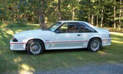 1987 Ford Mustang GT 302 V8, 5 Speed Manual Transmission, 81,115 Miles All Original, Matching Numbers Power Windows, Power Locks Power Steering, Power Brakes Air Conditioning, AM FM and Cassette New Pinion interior bearings on rear end Note minor issues