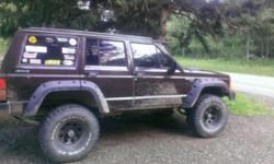 1987 American motor jeep Cherokee rhino lined many new parts 5 speed 4x4 clean title runs great on road or off road