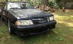 Condition: Used
Exterior color: Black
Interior color: Gray
Transmission: Automatic
Fule type: Gasoline
Engine: 8
Drivetrain: RWD
Vehicle title: Clear
DESCRIPTION:
This is a 1988 mustang GT, PS,PW,PS, auto trans cars run and drives but is a project car.