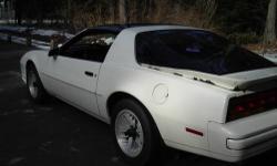 1988 Pontiac Firebird. 305 TBI. 5 speed manual. 136,000 miles. Runs great. cold a/c. All new belts & hoses. Recent tune-up. No leaks. Very little surface rust. Factory performance suspension. New exhaust. 16" factory rims. 4 new Firestone Indy 500 wide