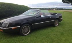 No Rust ! Summer Car ! 1989 Chrysler Lebaron Convertible GTC 4 cylinder 2.5L turbo , good on gas , 68000 miles , automatic , leather interior , power window and locks , cruise control , tilt wheel , and all wheel disc brakes . GREAT SHAPE ! Need to sell,