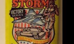 THIS IS FROM 1991 TOPPS.THIS IS THE DESERT STORM VICTORY SERIES SET.THIS IS BRAND NEW FACTORY SEALED 8 TRADING CARDS.CALL JIM 845 514 2632 5.00 CASH OR PAYPAL