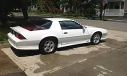 The car has a V-8 305 engine with 131,000 miles, starts and runs very well, it has new brake & fuel lines, a new GM front bumper, speakers & stereo. It is starting to rust on the back inner fender, but is in overall good condition. The car does need front