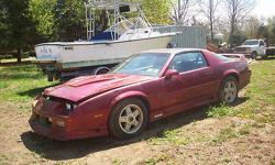 Condition: Used
Exterior color: Red
Interior color: Gray
Transmission: Automatic
Fule type: Gasoline
Engine: 8
Drivetrain: AUTO
Vehicle title: Clear
DESCRIPTION:
1992 CHEVROLET Z28 CAMARO RED ANNIVERSARY EDITION LOADED; HIT IN RIGHT FRONT NOSE , INSIDE