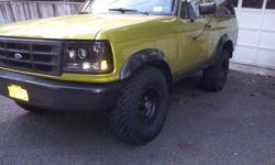 Condition: Used
Exterior color: Green
Interior color: Black
Transmission: Automatic
Fule type: GAS
Engine: 8
Drivetrain: 4WD
Vehicle title: Clear
Body type: Sport Utility
DESCRIPTION:
I decided to sell my Bronco. Do some searches before buying a car this