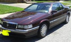 1993 Cadillac Eldorado. Only 91,000 original miles. It has a great running 4.9 Ltr engine. ( not the north star ) its maroon with tan leather interior. Very clean inside and out. Runs great ! Must see and drive.