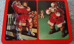 1993 Limited Edition 2 decks (sealed) of Coca-Cola Brand Christmas Nostalgia Playing Cards. No emails.