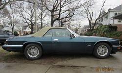 Condition: Used
Exterior color: Teal
Interior color: Tan
Transmission: Automatic
Fule type: Gasoline
Engine: 6
Drivetrain: RWD
Vehicle title: Clear
DESCRIPTION:
Selling my girlfriends 1994 Jaguar XJS Convertible with 96K miles. Owned 7 years. Well