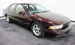 1995 Impala SS
THIS CAR IS A STEAL AT THIS PRICE! AND YES THE PRICE IS FIRM!!! THIS IS A GREAT CONDITION SS THAT YOU CAN DRIVE BECAUSE IT WILL NOT COST YOU A FORTUNE TO BUY. IF YOU CAN AFFORD A 40,000 MILE CAR FOR $20,000 THEN GO THERE AND BUY IT. AT THIS