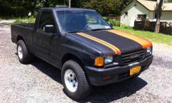 Hi I am selling a 1995 Isuzu pickup 4cyl 5 speed the trucks runs good it has America racing rims with brand new tires It has a new clutch kit just put it in like 2 months ago the body is in good shape just needs paint it needs a speed cable but its a good