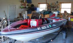 1995 Javelin Bass Boat with trailer. New Johnson 50 HP motor. High seats. Runs perfectly, very dependable. $3,500.
