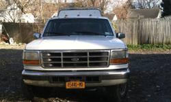 xcellent work truck 1997 F350 7.3-turbo diesel, automatic with overdrive, four door with 8 foot box and leer contractors utility cap with locking tool boxes built in the sides, will sell with or without.
Solid body very little rust asking $3,500 or best