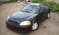 1997 Honda Civic, in good condition, clean inside and outside, equipped with auto transmission, sunroof, power everything and much more. There is 154000 miles on the car. Drives 100%