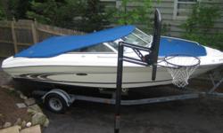 1997 searay 210 350 engine 2004 trailer 200 hrs . new riser and manifolds, water pump ,good cond. no trailer