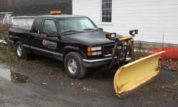 1998 GMC Sierra 4x4 Pickup, 135000 miles, well maintained with regular oil changes. Tires like new, chrome rims, Electric mirrors, locks, windows & seat, new remote car starter, Comes set up for Fisher plow but PLOW DOES NOT GO WITH THE TRUCK. Runs and