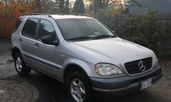 Condition: Used
Exterior color: Silver
Transmission: Automatic
Fule type: Gasoline
Engine: 6
Drivetrain: all wheel drive
Vehicle title: Clear
DESCRIPTION:
Selling my mercedes benz ml 320 mint condition looks like it came out of the show room in 98, car