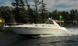 1998 SEARAY SUNDANCER 330 Sodus Point, NY 63,900 This boat is a must see - in excellent condition sleeps 8 several extras and updates. Hull Dimensions: LOA 35? 10? Beam 11?5? Draft 3?
ENGINES: Twin MerCruiser V8 7.4 MPI V-Drives Hours 700 Transmissions